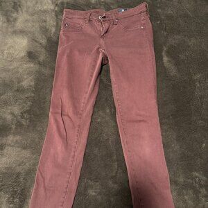 Adriano Goldschmied Red  Super Skinny Ankle Jeans
